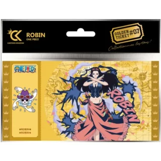 golden ticket one piece robin en pac indéchirable