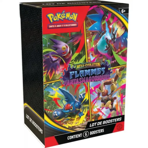 Bundle Pokémon Flammes Fantasmagoriques ME02 avec 6 boosters