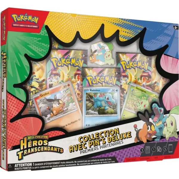 Coffret Pin’s Deluxe Héros Transcendants ME02.5 avec 5 boosters