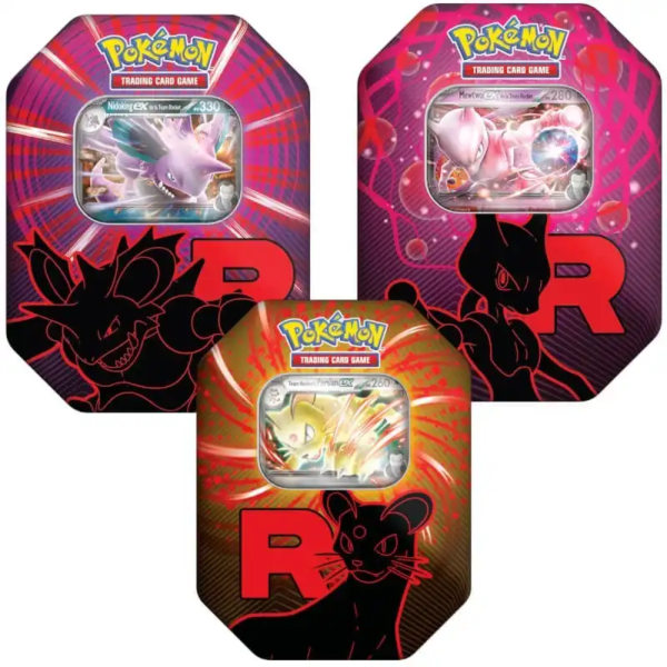 Pokébox Pokémon Team Rocket Mewtwo Nidoking et Persian
