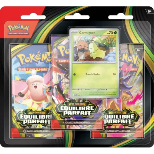Tripack Pokémon Équilibre Parfait avec promo Germignon