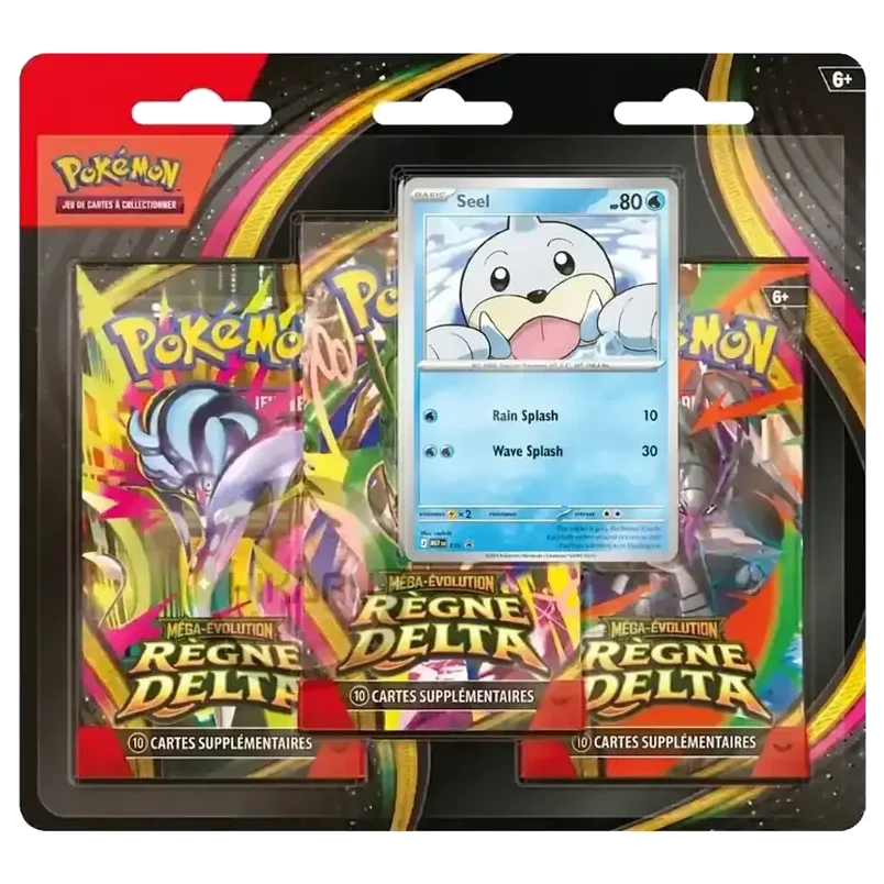 Tripack Pokémon Règne Delta ME06 – Promo Otaria